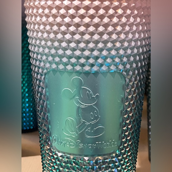 Disney Starbucks Holiday  Tumbler with  Candy Cane Topper WDW PARKS - Picture 3 of 7